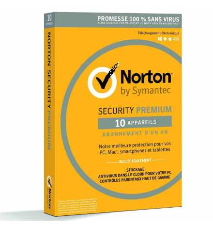 Norton Security premium 3.0 1 utilisateur 10 Postes | Prix pas cher, Logiciels - en Tunisie 