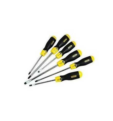 Stanley CUSHION GRIP Jeu de tournevis 6 pièces 0-65-007 | Prix pas cher, Tournevis: plat, cruciforme, torx, de précision - en T