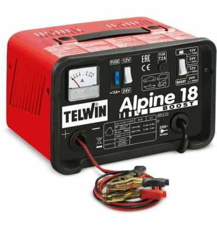 Chargeur de Batterie TELWIN Alpine 18 Boost 230V 12-24V 807545 | Prix pas cher, Chargeur de batterie - en Tunisie 