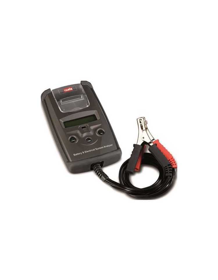 Testeur batterie digital 12/24V charge/démarrage avec imprimante