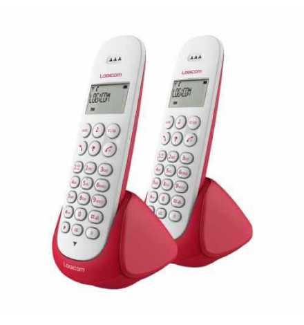 Téléphone Sans Fil DECT LOGICOM DUO 250 - Framboise | Prix pas cher, Téléphone sans fil - en Tunisie 