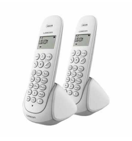 Téléphone Sans Fil DECT LOGICOM DUO 250 - Blanc | Prix pas cher, Téléphone sans fil - en Tunisie 