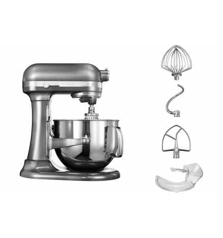 Robot pâtissier multifonction KitchenAid 500 W, 6.9 liters, Medaillon Silver 5KSM7580XEMS | Prix pas cher, Robot de cuisine - e