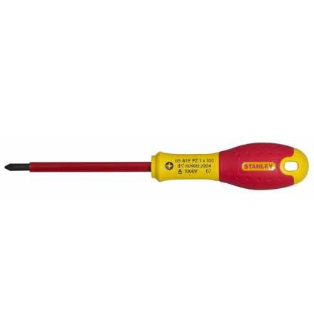 TOURNEVIS ISOLEE PZ2*125 FATMAX - STANLEY - 1-65-419 | Prix pas cher, Tournevis: plat, cruciforme, torx, de précision - en Tu