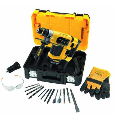 PERFORATEUR BURINEUR SDS+ D25414 AVC 4KG/1000W 32mm+MANDRIN CHANGEMENT RAPIDE ET ACCESSOIRES - DEWALT | Prix pas cher, Perforate