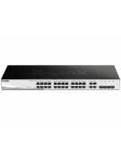24-Port 10/100/1000Base-Twith 4 SFP Smart Switch- D-LINK