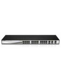 24-Port 10/100Base-T PoE Smart Switch +2G + 2COMBO- D-LINK | Prix pas cher, Modems, routeurs - en Tunisie 