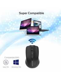 SOURIS USB OPTIQUE WIRELESS 2.4GHz 10m Working Range Noir promate | Prix pas cher, Souris - en Tunisie 