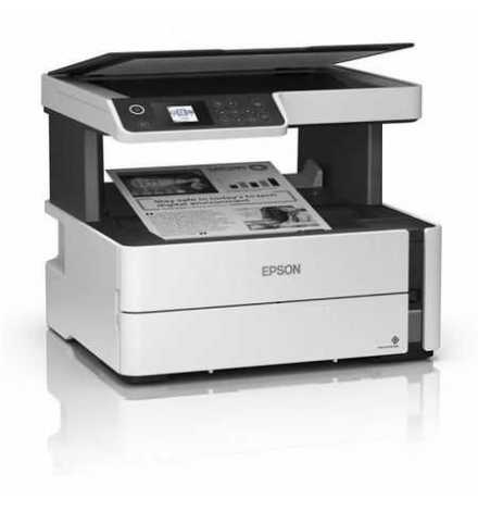 mprimante EPSON à réservoir intégré multifonction 3 en 1 monochrome ECOTANK ET-M2140 / Recto/verso / Garantie 3 ans | Prix pas c