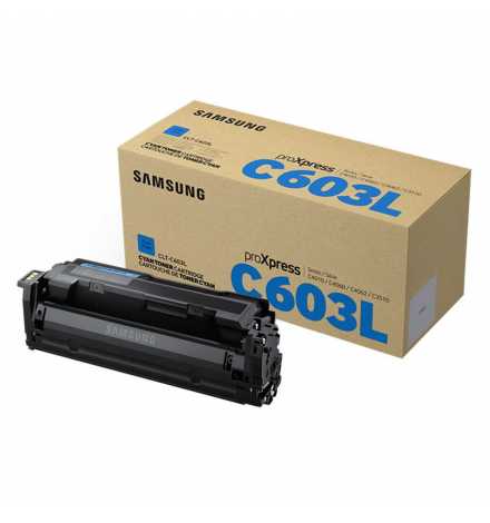 Samsung CLT-C603L High Yield Cyan Toner Cartridge | Prix pas cher, Toners - en Tunisie 