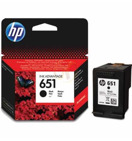 HP 651 Black Original Ink Advantage Cartridge | Prix pas cher, Cartouches, toners, papiers - en Tunisie 