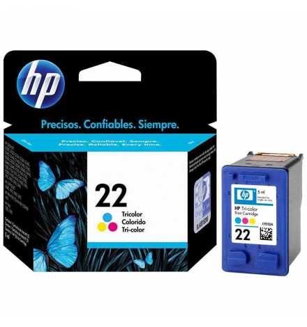 HP 22 Tri-color Original lnk Cartridge | Prix pas cher, Cartouches, toners, papiers - en Tunisie 