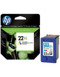 Cartouches HP 22XL High Yield Tri-color Original Ink Cartridge | Prix pas cher, Cartouches HP - en Tunisie 