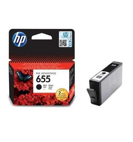 HP 655 Black Original Ink Advantage Cartridge | Prix pas cher, Cartouches, toners, papiers - en Tunisie 