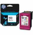 HP 123 Tri-color Original Ink Cartridge | Prix pas cher, Cartouches, toners, papiers - en Tunisie 