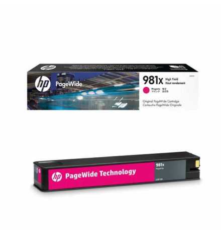 HP 981X High Yield Magenta Original PageWide Cartridge | Prix pas cher, Cartouches, toners, papiers - en Tunisie 