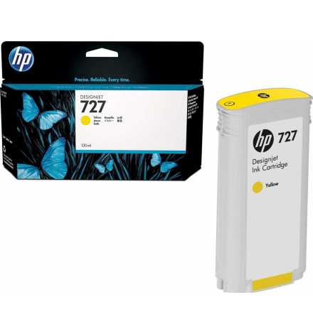 HP 727 130-ml Yellow DesignJet Ink Cartridge | Prix pas cher, Cartouches, toners, papiers - en Tunisie 