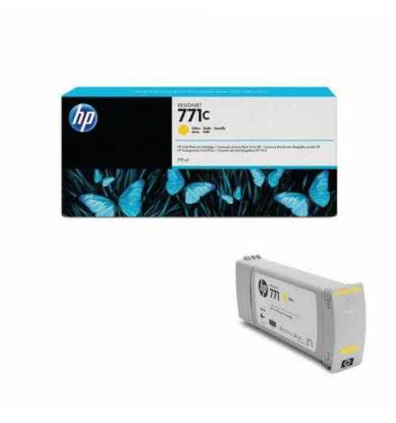 HP 771C 775-ml Yellow DesignJet Ink Cartridge | Prix pas cher, Cartouches, toners, papiers - en Tunisie 