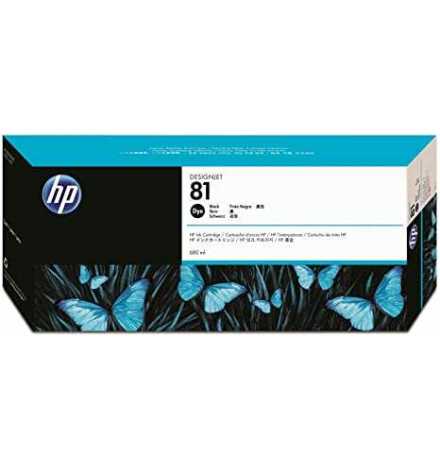 Cartouches HP 81 680-ml Black DesignJet Dye Ink Cartridge | Prix pas cher, Cartouches HP - en Tunisie 