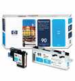 HP 90 Cyan DesignJet Printhead and Printhead Cleaner | Prix pas cher, Cartouches, toners, papiers - en Tunisie 