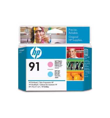 HP 91 Light Magenta and Light Cyan DesignJet Printhead | Prix pas cher, Cartouches, toners, papiers - en Tunisie 