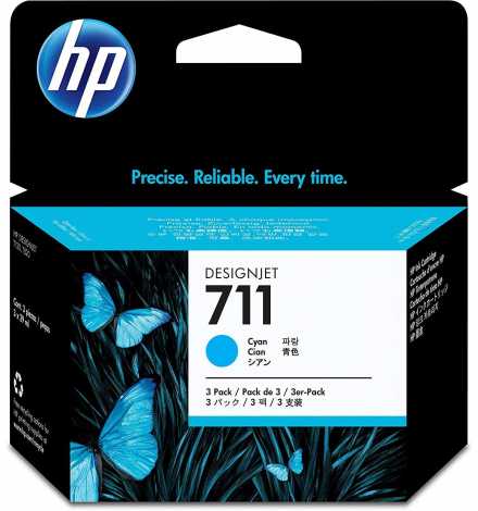 HP 711 3-pack 29-ml Cyan DesignJet Ink Cartridges | Prix pas cher, Cartouches, toners, papiers - en Tunisie 