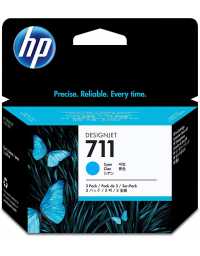 Cartouches HP 711 3-pack 29-ml Cyan DesignJet Ink Cartridges | Prix pas cher, Cartouches, toners, papiers - en Tunisie 