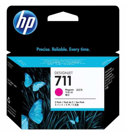 HP 711 3-pack 29-ml Magenta DesignJet Ink Cartridges | Prix pas cher, Cartouches, toners, papiers - en Tunisie 