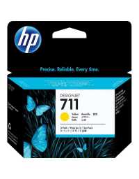 Cartouches HP 711 3-pack 29-ml Yellow DesignJet Ink Cartridges | Prix pas cher, Cartouches, toners, papiers - en Tunisie 