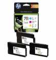 HP 711 3-pack 29-ml Cyan/Magenta/Yellow DesignJet Ink Cartridges | Prix pas cher, Cartouches, toners, papiers - en Tunisie 