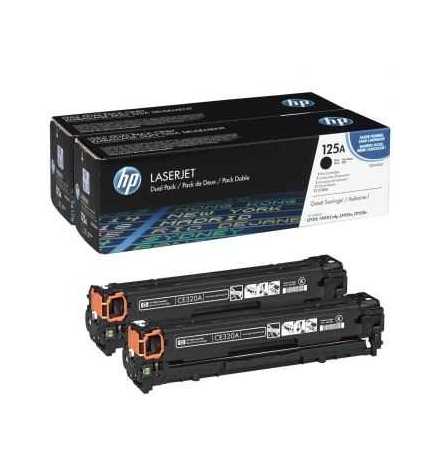 HP 125A 2-pack Black Original LaserJet Toner Cartridges | Prix pas cher, Cartouches, toners, papiers - en Tunisie 