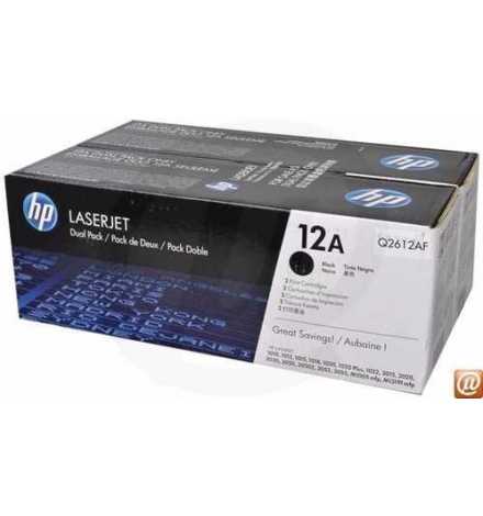 HP 12A 2-pack Black Original LaserJet Toner Cartridges | Prix pas cher, Cartouches, toners, papiers - en Tunisie 