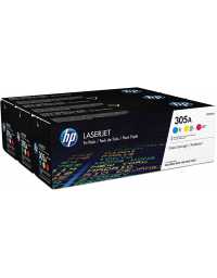 TONER HP 305A 3-pack Cyan/Magenta/Yellow Original LaserJet Toner | Prix pas cher, Cartouches, toners, papiers - en Tunisie 