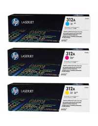 TONER HP 312A 3-pack Cyan/Magenta/Yellow Original LaserJet Toner | Prix pas cher, Cartouches, toners, papiers - en Tunisie 