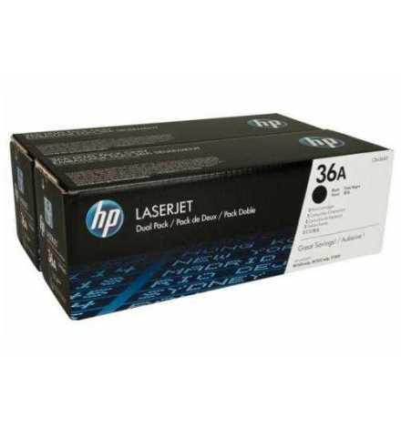 HP 36A 2-pack Black Original LaserJet Toner Cartridges | Prix pas cher, Cartouches, toners, papiers - en Tunisie 