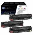 HP 410X 3-pack High Yield Cyan/Magenta/Yellow Original LaserJet Toner Cartridges | Prix pas cher, Cartouches, toners, papiers - 