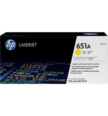 HP 651A Yellow Original LaserJet Toner Cartridge | Prix pas cher, Cartouches, toners, papiers - en Tunisie 