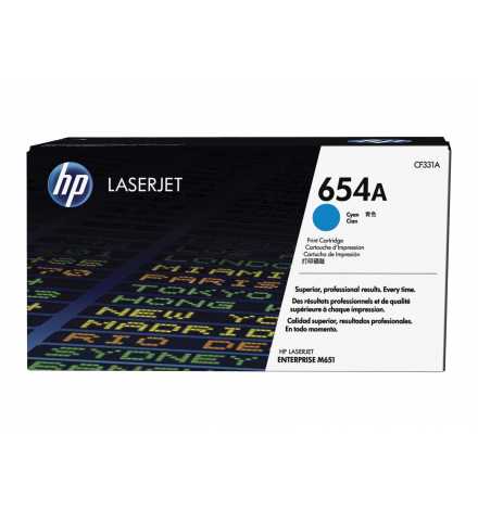 HP 654A Cyan Original LaserJet Toner Cartridge | Prix pas cher, Cartouches, toners, papiers - en Tunisie 