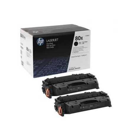 HP 80X 2-pack High Yield Black Original LaserJet Toner Cartridges | Prix pas cher, Cartouches, toners, papiers - en Tunisie 