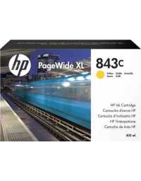 Cartouches HP 843C 400-ml Yellow PageWide XL Ink Cartridge | Prix pas cher, Cartouches HP - en Tunisie 
