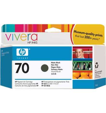 HP 70 130-ml Matte Black DesignJet Ink Cartridge | Prix pas cher, Cartouches, toners, papiers - en Tunisie 