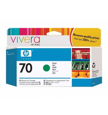 HP 70 130-ml Green DesignJet Ink Cartridge | Prix pas cher, Cartouches, toners, papiers - en Tunisie 