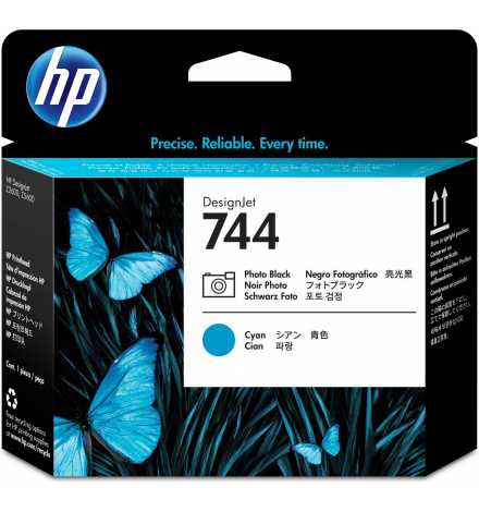 HP 744 Photo Black/Cyan DesignJet Printhead | Prix pas cher, Cartouches, toners, papiers - en Tunisie 