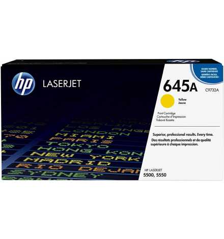 HP 645A Yellow Original LaserJet Toner Cartridge | Prix pas cher, Cartouches, toners, papiers - en Tunisie 