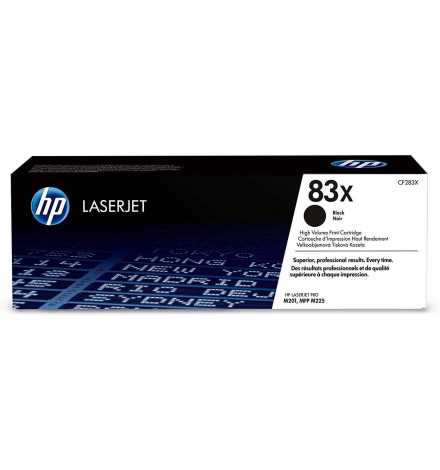 HP 83X High Yield Black Original LaserJet Toner Cartridge | Prix pas cher, Cartouches, toners, papiers - en Tunisie 