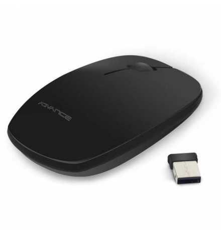 ADVANCE SOURIS SHINY SANS FIL BLACK - Advance | Prix pas cher, Souris - en Tunisie 