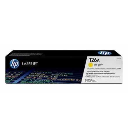 HP 126A Yellow Original LaserJet Toner Cartridge | Prix pas cher, Cartouches, toners, papiers - en Tunisie 