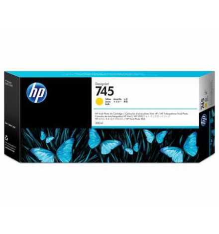 HP 745 300-ml DesignJet Yellow Ink Cartridge | Prix pas cher, Cartouches, toners, papiers - en Tunisie 