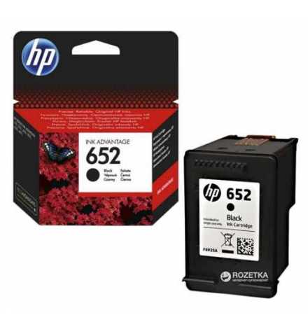 HP 652 Black Original Ink Advantage Cartridge | Prix pas cher, Cartouches, toners, papiers - en Tunisie 