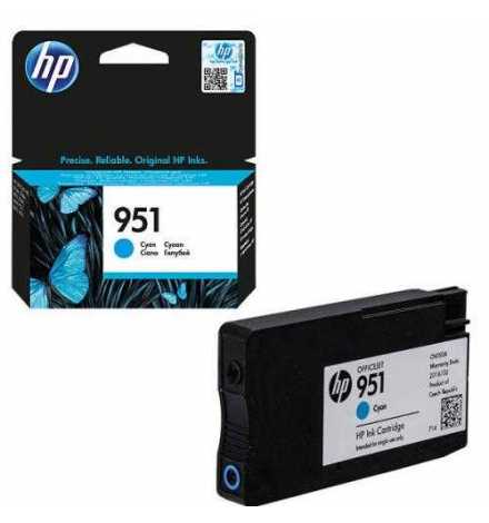 HP 951 Cyan Original Ink Cartridge | Prix pas cher, Cartouches, toners, papiers - en Tunisie 